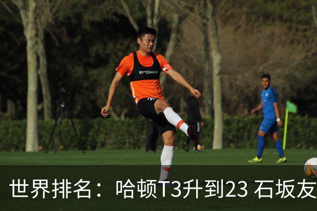 世界排名：哈顿T3升到23 石坂友宏日巡首胜412位